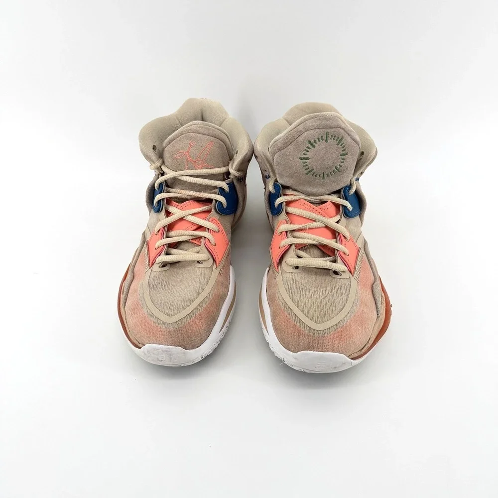 Nike Kyrie Infinity Tan Beige Floral Embroidery Basketball Shoes Womens 8‎